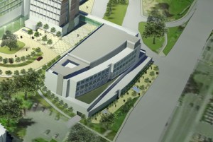 RIH trees will be replaced with a building that will look something like this. (Image from RIH Master Plan)