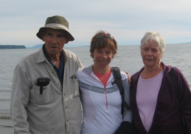 Jack Shippobotham, daughter Shannon Read and Vera Shippobotham.