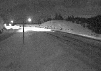 Larson Hill early this evening. (DriveBC webcam)