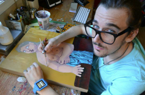 Artist Robin Hodgson.