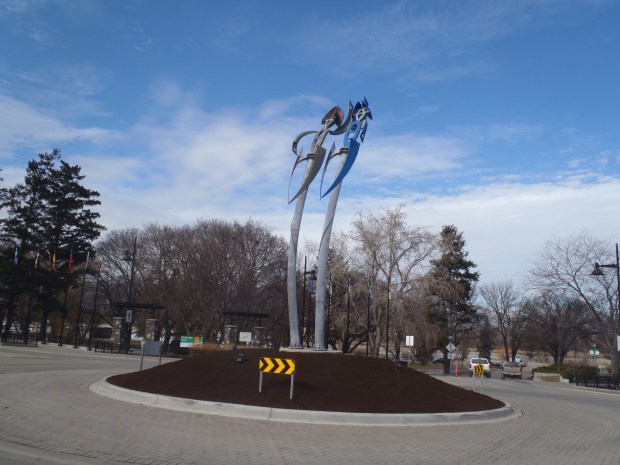 'Rivers' awaits the flowers of spring.