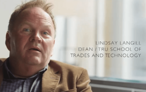 Lindsay Langill in Ajax video. Use of title causing concern.