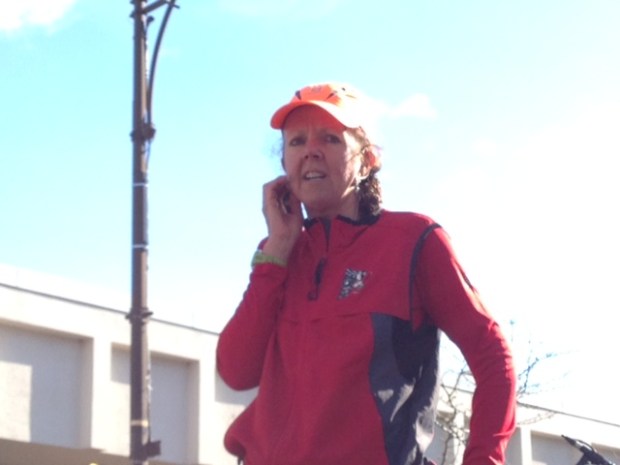 Race coordinator Jo Barry.