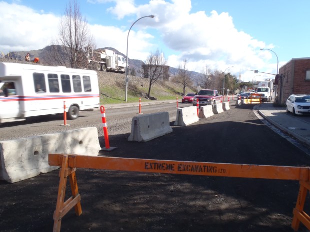 Coming down Lansdowne.