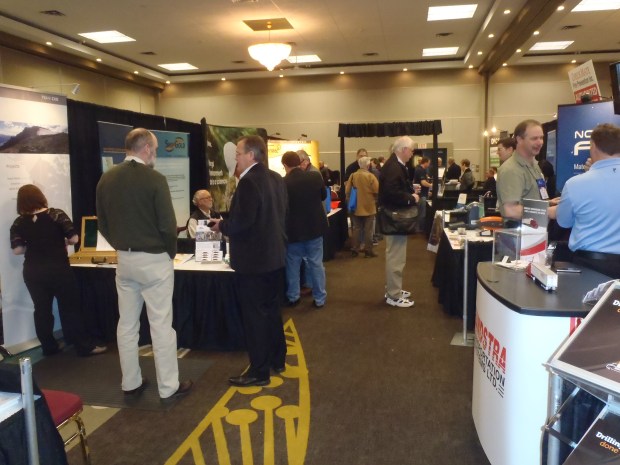 Trade show is busy at KEG conference.