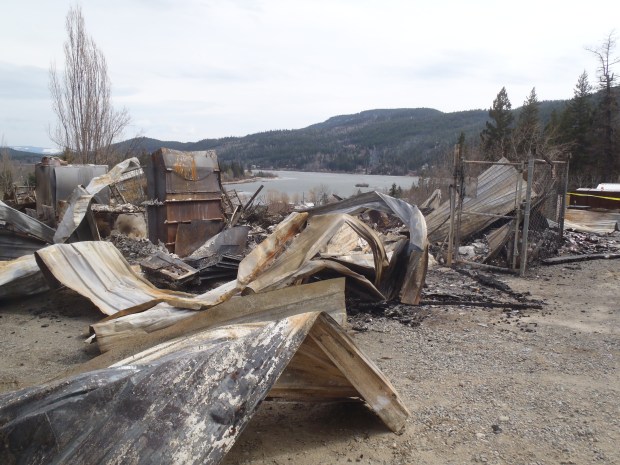 All that's left of Pinantan General Store.