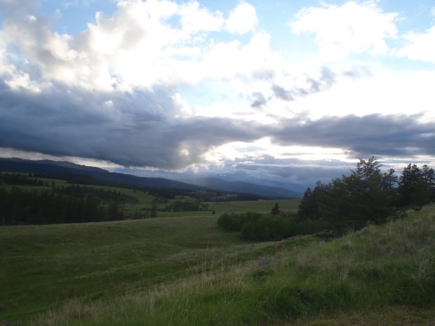 Living-room view from Antoniak home will become tailings pond under Ajax plan.