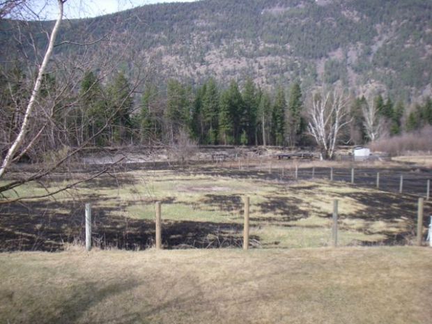 Burning cleans up the land but it an be scary. (Dan Spark)