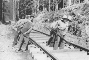Chinese labourers built several railroads in North America, including the CPR.