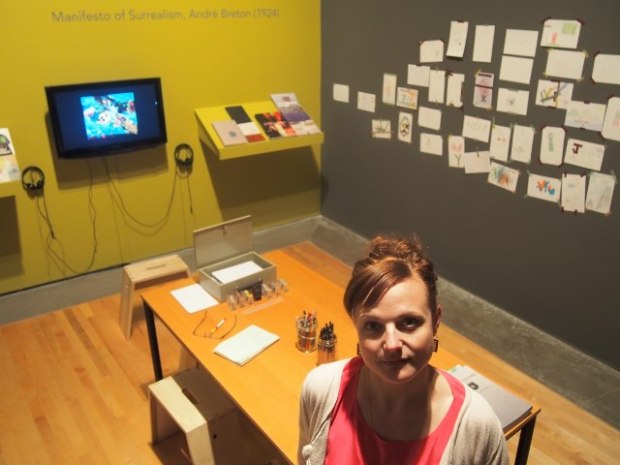 Untitled ink, watercolour and root-beer wash by Manitoba artist Marcel Dzama. (Vancouver Art Gallery photo)