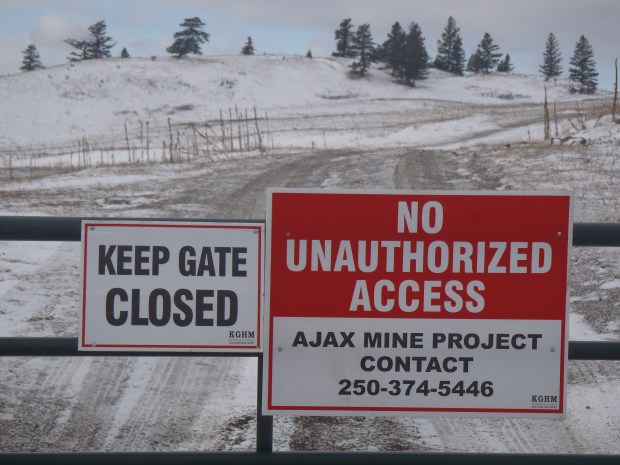 Sign on Goose Lake Road. (A.M. News file photo)