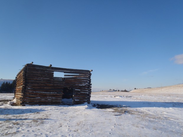 Old barn on land where KGHM plans tailings pond.