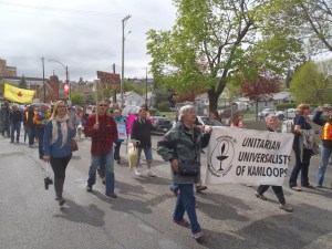 Walk for Peace gets underway.