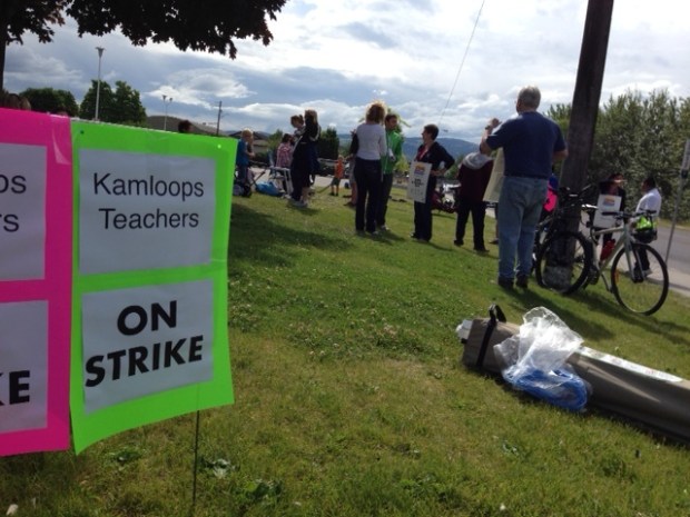 NorKam teachers were on strike Friday.