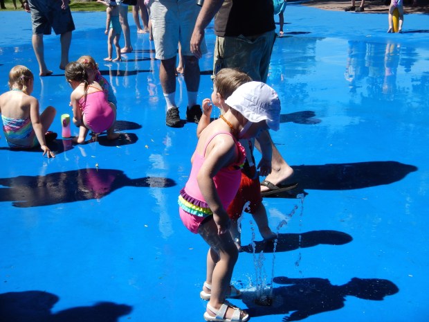 Canada Day cooling station.
