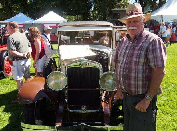 Wanna buy a used car? Dave Dickinson was offering his 1928 Hupmobile for sale for $15,000. He has others his kids are interested in.