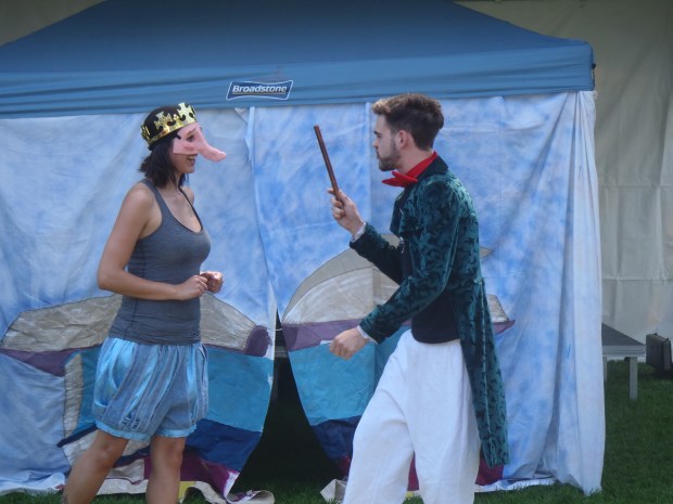 Kamloops Arts Council's Rivertown Players were popular with youngsters.