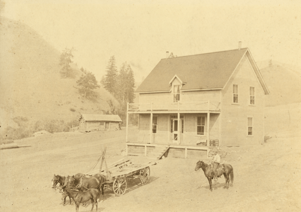 The house at Cardew  ranch (Wildemere). (KMA #5152)