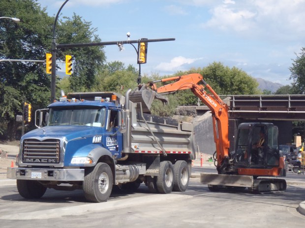 Finishing touches are being put on 1st Avenue intersection.