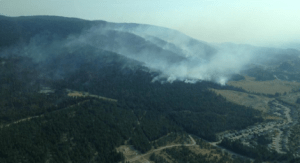 Smith Creek fire. (BCGovFireInfo)