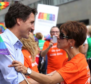 Justin Trudeau in Montreal on weekend. (justin.ca)