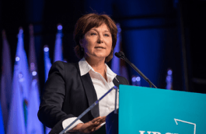 Premier speaks to convention Friday. (UBCM photo)