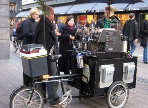 Coffee bike in Copenhagen. (Spottedbynormanncopenhagen.com)