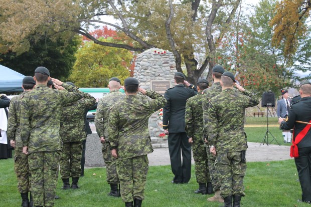 Saluting those who have fallen. (Daniela Ginta photo)