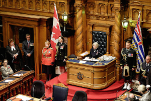 Lt. Gov. Judith Guichon reads Speech from the Throne. (B.C. Govt. photo)