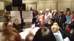 Budget input session last February.