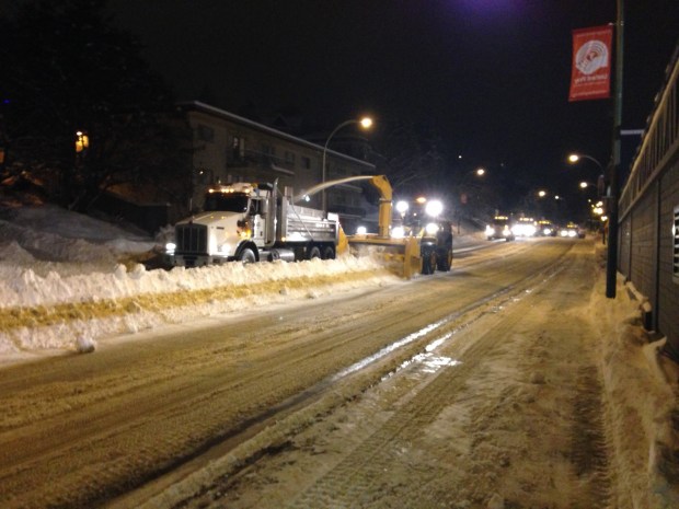 Past week has been busy for snow-clearing crews.