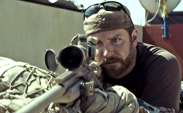 Bradley Cooper in American Sniper.