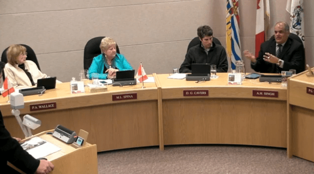 Council speaking with Byron McCorkell.