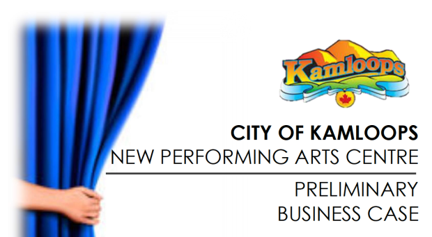 Cover of report on performing arts centre.