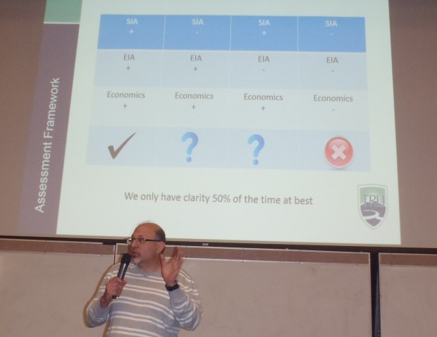 Dr. Michael Mehta speaks on mining and social impacts.