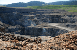 Old Ajax pit. (KGHM Ajax photo)