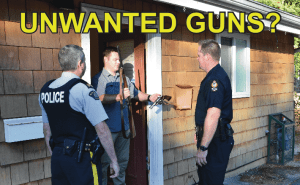 Image from RCMP gun amnesty poster. Amnesty runs until end of October.