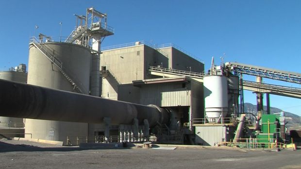 Lafarge plant in Kamloops. (CFJC Today image)