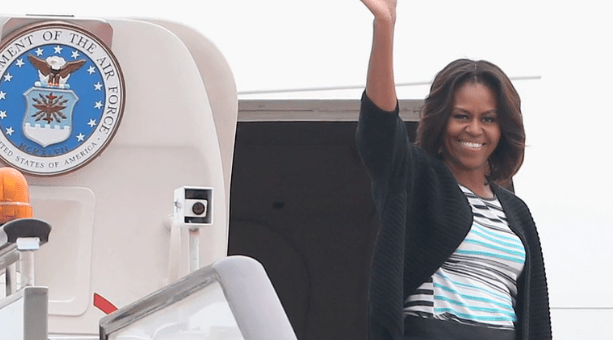 Michelle Obama. (Biography.com image)