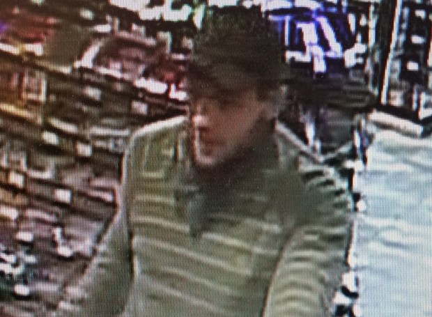 Security camera image of suspect released by RCMP/