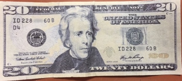 One of the counterfeit bills that was circulating in Kamloops.