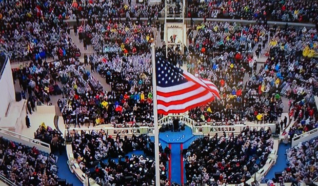 Trump at inauguration. So far, so good.