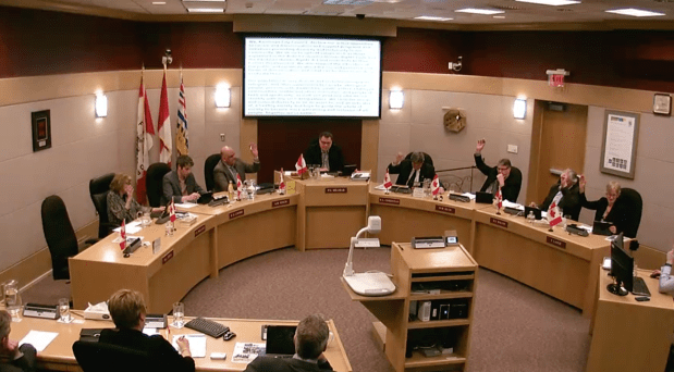 City council votes on anti-racism motion.